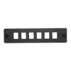 4Cabling - 4Cabling 6 Port SC Simplex / LC Duplex FOBOT Faceplate suitable for 015.004.0026 & 015.004.0028