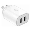 Cygnett - Cygnett CY3671PDWLCH PowerPlus 24W Dual Port Wall Charger 2x12W USB-A White 2 Year Warranty