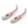 Cat6 Network Cables - ALOGIC 1m Pink 10GbE Shielded CAT6A LSZH Network Cable