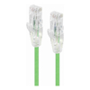Cat6 Network Cables - ALOGIC 3m Green Ultra Slim Cat6 Network Cable UTP 28AWG Series Alpha