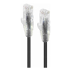 Cat6 Network Cables - ALOGIC 0.30m Black Ultra Slim Cat6 Network Cable UTP 28AWG Series Alpha