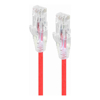 Cat6 Network Cables - ALOGIC 5m Red Ultra Slim Cat6 Network Cable UTP 28AWG Series Alpha