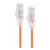 Cat6 Network Cables - ALOGIC 5m Orange Ultra Slim Cat6 Network Cable UTP 28AWG Series Alpha