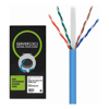 Cat6 Network Cables - Serveredge CAT6A 305m Network Cable UTP Solid PVC 23AWG BLUE