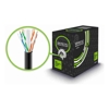 Cat6 Network Cables - Serveredge  Serveredge CAT6 305m Network Cable UTP Solid PVC 23AWG BLACK
