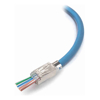 Cat6 Network Cables - Serveredge RJ45 Cat6A Shielded PT Series Pass Through Connector-Pack of 10