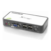 Serveredge KVM Switches - Serveredge 2-Port USB / VGA Desktop KVM Switch With Audio & USB Hub2.0  Includes Cables
