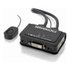 Serveredge KVM Switches - Serveredge 2-Port USB / DVI Cable KVM Switch With Audio & Remote