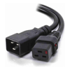 ALOGIC Power Cables - ALOGIC IEC LOCK 0.5m IEC C19 to IEC C20 Power Extension Cord Male to Female