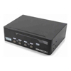 Serveredge KVM Switches - Serveredge 4-Port Dual Display DisplayPort KVM Switch with Audio & Hotkey Control