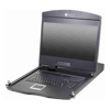 Serveredge KVM Cables - Serveredge 1-Port 19inch LCD KVM PS/2 USB VGA Includes 1 x Custom KVM Cables