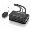 Serveredge KVM Switches - Serveredge 2-Port USB / DisplayPort Cable KVM Switch With Audio & Remote-4K 