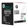 4Cabling - 4Cabling 4C | CAT6A U/UTP 23AWGx4P PVC Jacket | Supplied on Plastic Reel | 305m Roll Green