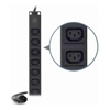 Serveredge Brackets & Mounting - Serveredge 0RU Basic 2m 15 Port PDU (15) IEC C13 Output (1) IEC C14  Input 10A 240V- Metal Case Includes:? 1 x Pair