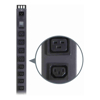 Serveredge Power Cables - Serveredge Basic Metered Vertical 20 Port PDU(16)  IEC C13 Output (4) IEC C19 Output (1) IEC C20 input W/ Local Current