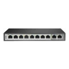 Gigabit Network Switches - D-Link | DGS-F1010P-E | 10 Port Gigabit PoE Switch with 8 Long Reach PoE Ports and 2 Uplink Ports