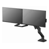 Ergotron - Ergotron HX DESK DUAL MONITOR ARM Matte BLACK