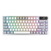 Wired Gaming Keyboards - Asus ROG AZOTH/NXSM/PBT/WHT Gaming Keyboard OLED Display Storm Switch 75 Keys Tri-mode Connection White