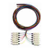 Rackmount Accessories - Serveredge LC Pigtail OS2-2M-6 Fibres (6 Colour)