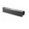 Rackmount Accessories - Serveredge 2RU Horizontal 24 SLOTS Cable Management Rail Metal Body Metal Fingers & Metal Cover & Rear Entry Holes