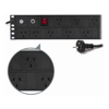 Rackmount Accessories - Serveredge 2RU Basic 2m 12 Port PDU  (12) 3 Pin AUS GPO Output (1) 3 Pin Aus Plug Input 10A 240V