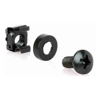 Rackmount Accessories - Serveredge Heavy Duty M6 Cage Nuts Washer & Screw Set : Pack of 50 : BLACK
