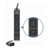Rackmount Accessories - Serveredge Basic 3m 12 Port IEC PDU (10) IEC C13 Output (2) IEC C19 Output& (1) IEC C20 Input Plug  16A 240 V