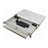 Rackmount Accessories - Serveredge 1RU Fibre Sliding Patch Panel with Splice Cassette  Splice Protector & Mounting Kit 