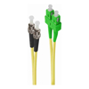 Other Specialised Cables - ALOGIC 2m SCA-ST Single Mode Duplex LSZH Fibre Cable 09/125 OS2 