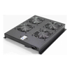 Rackmount Accessories - Serveredge 4 Way Fan Kit with Thermostat 1RU Top Panel (Roof) Mountable 