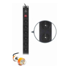 Rackmount Accessories - Serveredge 0RU Basic Vertical 12 Port PDU (12)3 Pin AUS GPO Output (1) 20A Clipsal CaptivePlug Input  20A 240V
