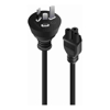 Power Cables - ALOGIC 2m Aus 3 Pin Wall to IEC C5 Male to Female