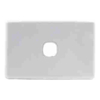 Rack Accessories - ALOGIC 1 Gang Wall Plate Clipsal Compatible (White)