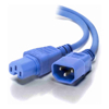 ALOGIC Power Cables - ALOGIC 2M IEC C14 TO IEC C15 HIGH TEMPERATURE MALE TO FEMALE BLUE