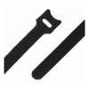 Cable Management & Installation - ALOGIC Ty-It Hook & Loop Cable Tie 240mm X 12mm BLACK: Bag of 10