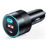 Choetech - Choetech TC0011 130W 3 Ports (Dual USB-C Port PD3.0 + USB-A Port) Fast Car Charger