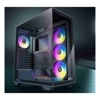 Computer / PC Cases - Antec C3 ARGB Black ATX  270 Degrees Full View 4x ARGB PWM Fans with control 36CM top 24cm Front. Cable Management GPU