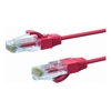4Cabling - 4Cabling 2m CAT6A THIN U/UTP LSZH 28 AWG RJ45 Network Cable | Red
