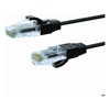 4Cabling - 4Cabling 4m CAT6A THIN U/UTP LSZH 28 AWG RJ45 Network Cable | Black