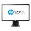 Monitors - HP EliteDisplay S231d 23" FHD IPS Monitor 1920x1080 DisplayPort VGA USB Hub RJ-45 Webcam & Microphone Height Adjustable