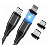 Choetech - Choetech XCC-1034 60W C to C 1M Cable with 3 Replaceable Connecter