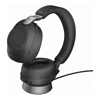 Headsets - Jabra Evolve2 85 UC Stereo Black Link 380 USB-A and Charging Stand USB-A ANC Bluetooth Headset