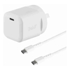 3Sixt - 3Sixt Wall Charger GaN 20W USB-C PD + USB-C to USB-C W