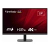 ViewSonic - ViewSonic 27" 4K SuperClear IPS VA2708-4K HDR10 2x HDMI and DP x1 Eye Pro Tech.Seamless VESA 75 Eco Mode Joy Key rear