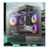 Computer / PC Cases - Antec CX500M ARGB Seamless  mATX ITX USB-C Up to 6 Fans. 3 x RGB included (2x Front Right 1 x Rear). Gaming Case
