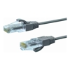4Cabling - 4Cabling Cat 6A THIN U/UTP LSZH 28 AWG 2.5m RJ45-RJ45 Network Cable | 10 Pack Grey