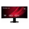 ViewSonic - ViewSonic Project ViewSonic 34" Curved 3440x1440 Business Education USB-C Dock 90w ChargerEthernet FreeSync Spk