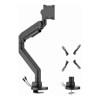 Brateck Brackets & Mounting - Brateck LDT92-C012UC-B FUTURE-PROOF HEAVY-DUTY GAS SPRING MONITOR ARM WITH USB PORTS (new)