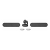 Logitech - Logitech Rally Plus 4K Ultra HD Video Conferencing Camera with Dual Speakers & Dual Mic Pod Recommended up to 16 Seats
