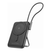 Choetech - Choetech B735-BK 10000mAh 20W MagLeap Wireless Power Bank Black with Phone Holder and Build-in Cable